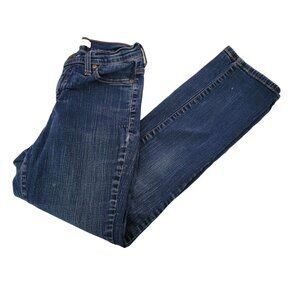 Levis 512 Perfectly Slimming Straight Jeans Womens Size 24 Waist Mid Rise Denim